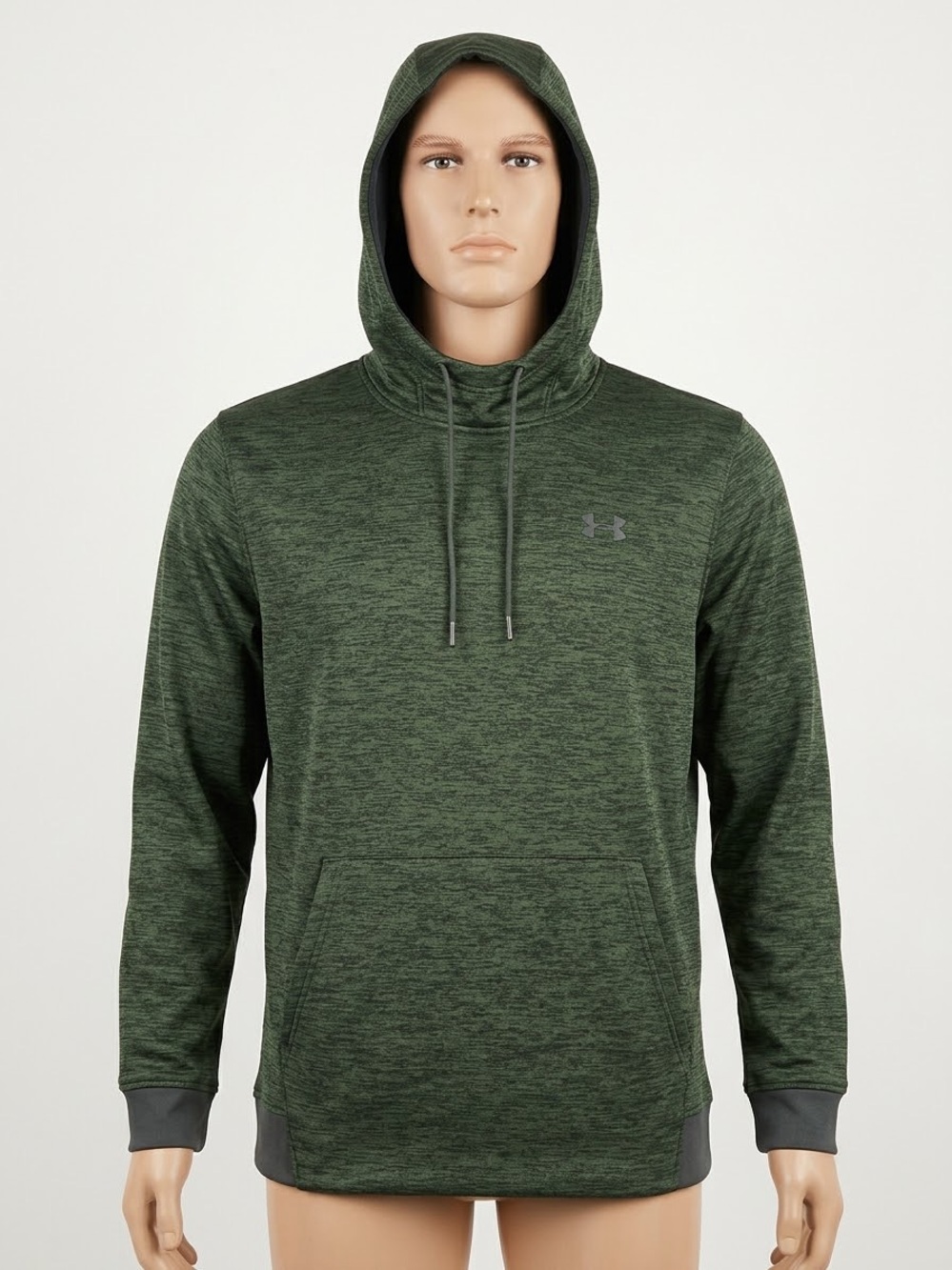 Under Armour Men's Dark Green Heather Hoodie Pullover